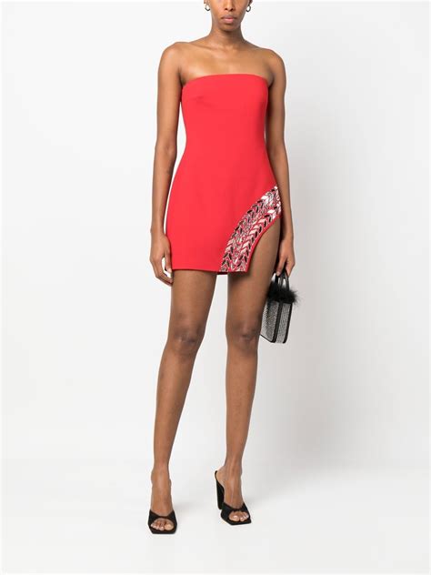 david koma red dress|david koma white mini dress.